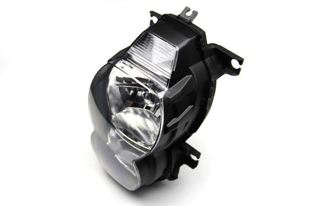 Paire De Phares Antibrouillard LED Noir Pour Kawasaki Versys 650 (2014 à 2022) - Lumière Blanc Froid 6000K