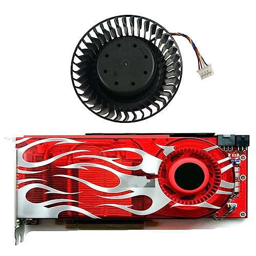 75mm Replacement GPU Fan For NVidia/AMD Graphics Cards (40mm Mounting ...