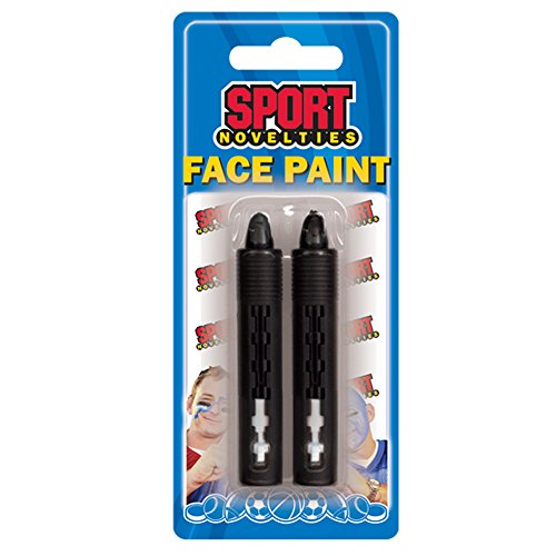 Sports Novelties Face Paint Stick (Pack of 2), Black