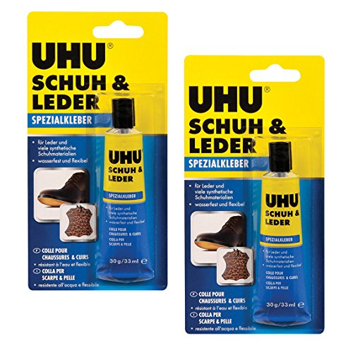 Preisvergleich Produktbild 2 x UHU Schuh & Leder Spezialklebstoff 30g