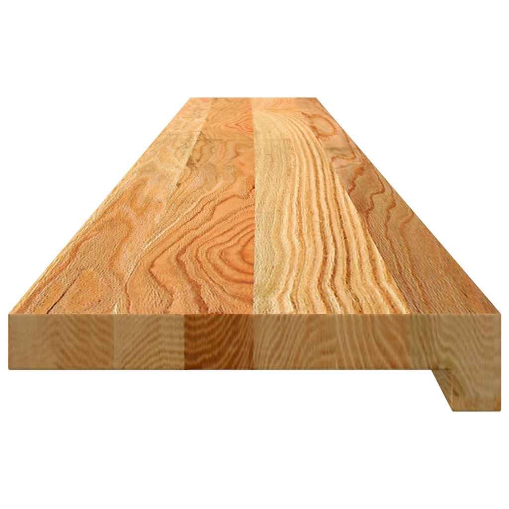 vidaXL Davanzali 2 pz Marrone Chiaro 140x20x2cm Legno Massello Rovere, Bordo della Finestra, davanzale della Finestra in Quercia, davanzale in Legno