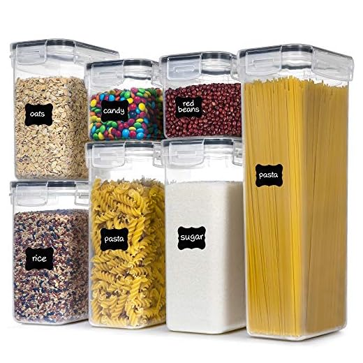 PANTRYSTAR Airtight Food Storage Containers with Lids, 7 PCS