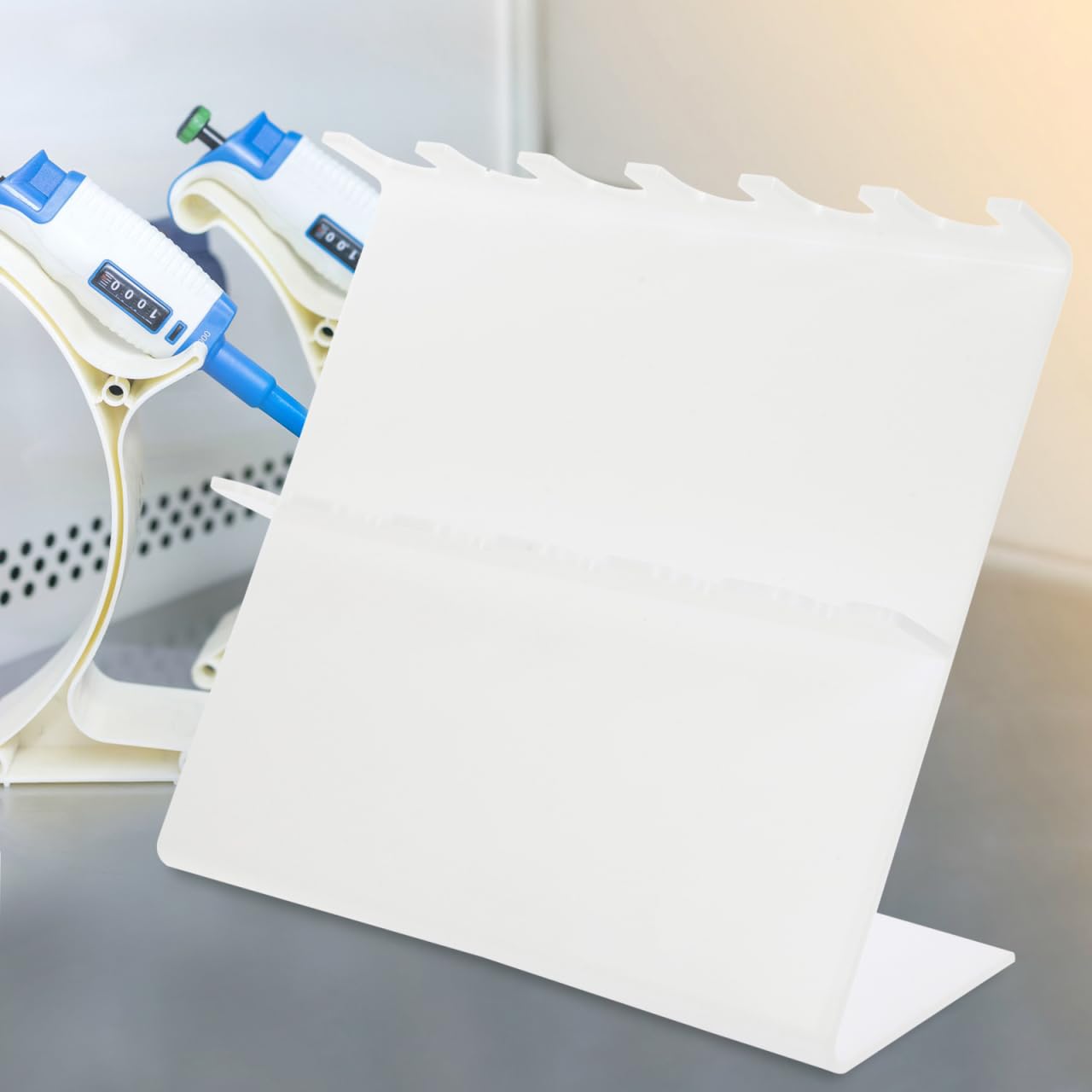OUNONA Laborpipettenhalter Kunststoff Tragbarer Linearer Pipettenständer 26.70X23.70X10.50Cm Für Effiziente Organisation Und Mehrere Pipetten Lagerung