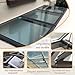 Skylights & Roof Windows, Custom 19.7-47.2in Roof Skylight Window with Gas Strut Lift, Tempered Glass Roof Hatch, Remote Control & Rain Sensor, Energy Efficient, Sunroom & Basement Skylight(Gray,LxW 5