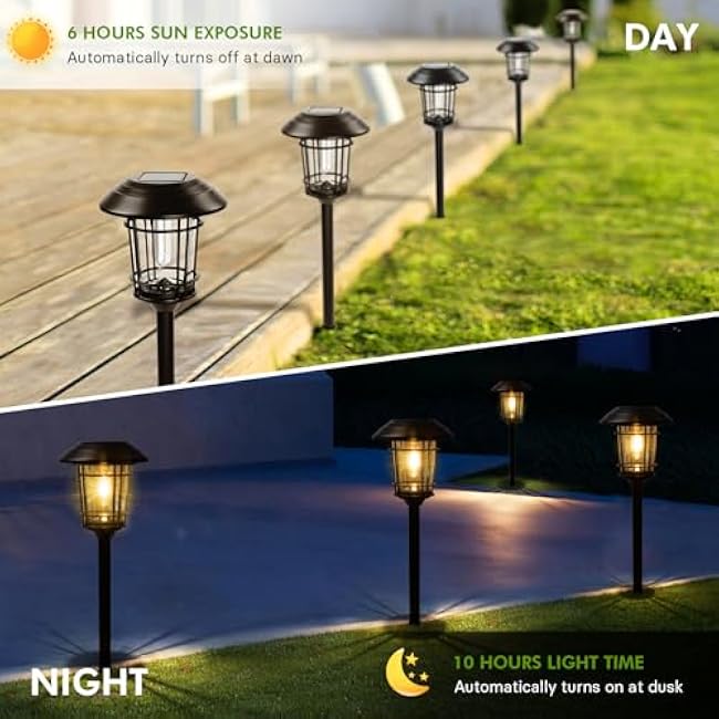 Grand patio Outdoor Lights Metal Pathway Light, Slate Gray