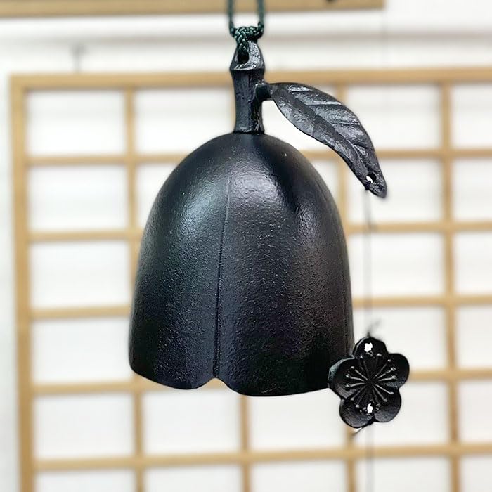 Amazon.co.jp: 南部鉄器風鈴 大桜 伝統工芸品 日本製 鋳鉄 桜の花を