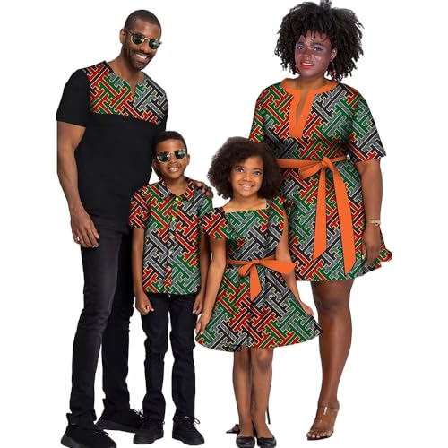 Family Matching Outfits Sets Mom Dad Girl Boy Clothes Floral