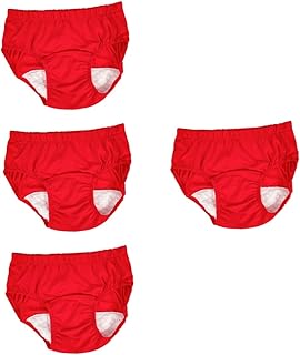 GLEAVI 4 Pçs Roupa Interior De Incontinência Para Idosos Cuecas De Algodão Para Adultos Adultos Cuecas Urinárias Cuecas Urinárias Laváveis Cuecas Para Idosos Cuecas Para Homens Artigos
