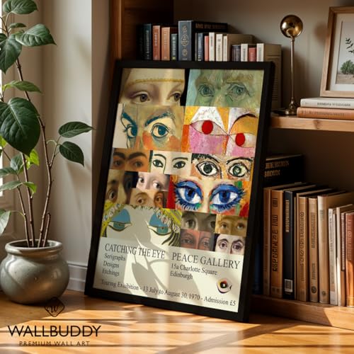 Décoration Murale Moderne Et Éclectique Wallbuddy affiche 40x50