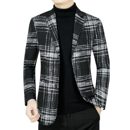 Blazer court à carreaux homme pour rester élégant et confortable au bureau
