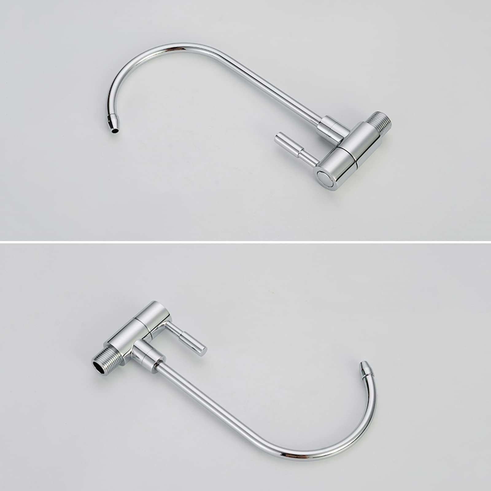 Grifo con Filtro De Agua para Cocina, Sistema De Ósmosis Inversa, Cromado, De Cuello De Cisne, para Fregadero De Cocina.