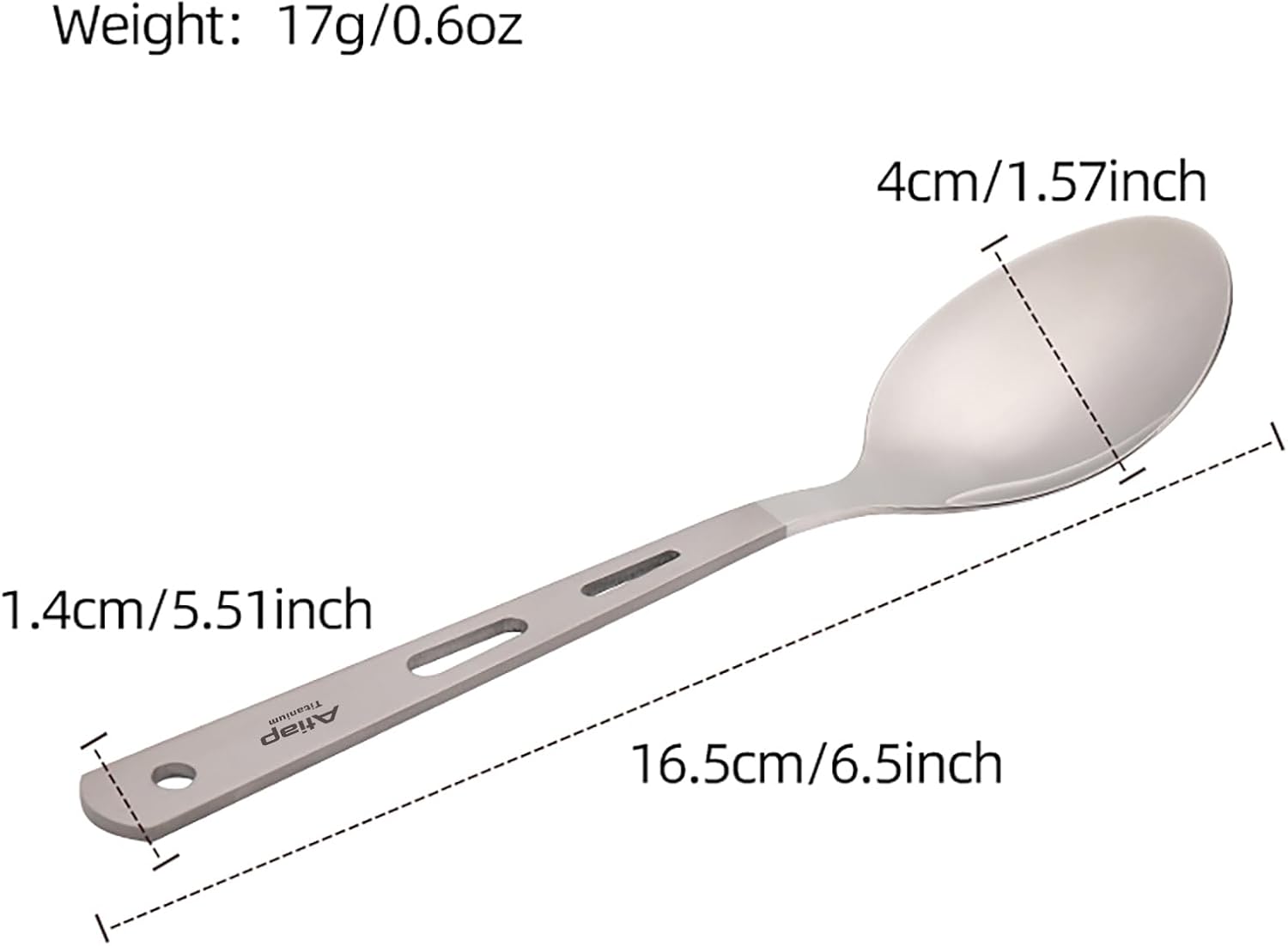 Titanium Flatware Knife Fork Spoon Set Lightweight Ti Camping Utility Cutlery Set with Carrying Bag for Traveling Picnic Hiking