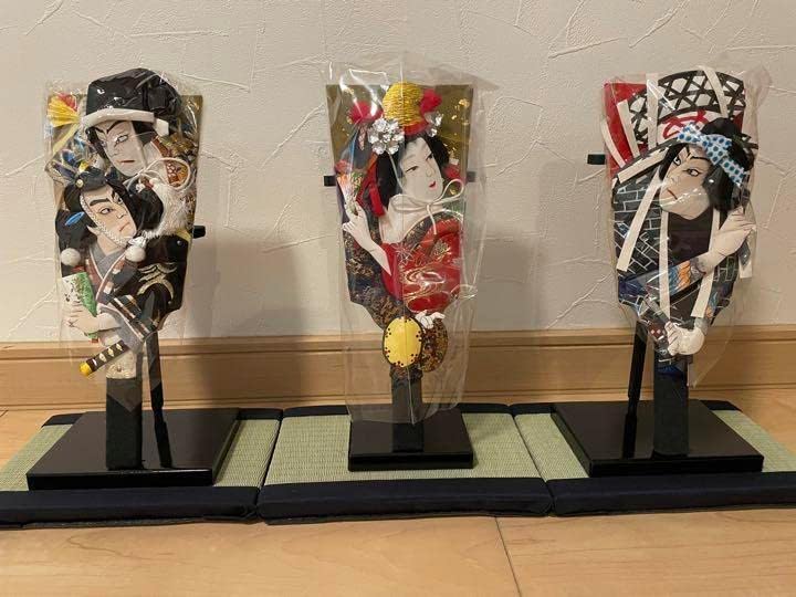 【浅草の羽子板】め組・勧進帳・浅妻3点セット 浅草の羽子板】め組・勧進帳・浅妻3点セット