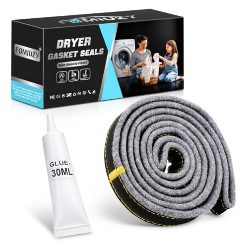 FOMIUZY Dryer Drum Felt Gasket Seal Repair Replacement Kit DC97-07618A Fit for Samsung DV42H5200EP/A3 DV50K8600EV/A3 DV52J8700GP/A2 DV50K7500EV/A3 DV45K7600EW/A3 DV48J7700EW/A2 DV45H6300EG/A3 & More