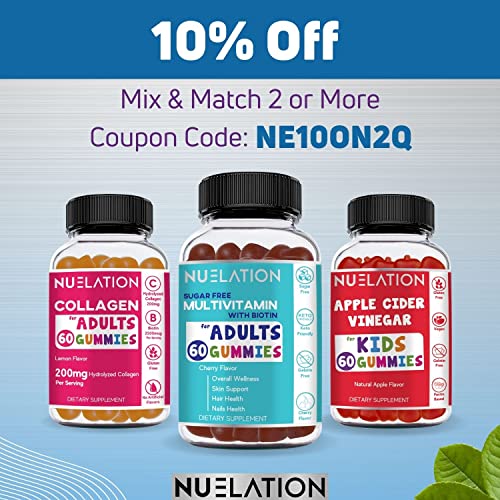 Nuelation Kids Vitamin D Gummies (90 Day Supply) Vitamin D3 For Kids (1000Iu) To Support Bones, Joints, Muscle Functions & Immune System. Delicious & Vegetarian Vitamin D For Kids #TOP7