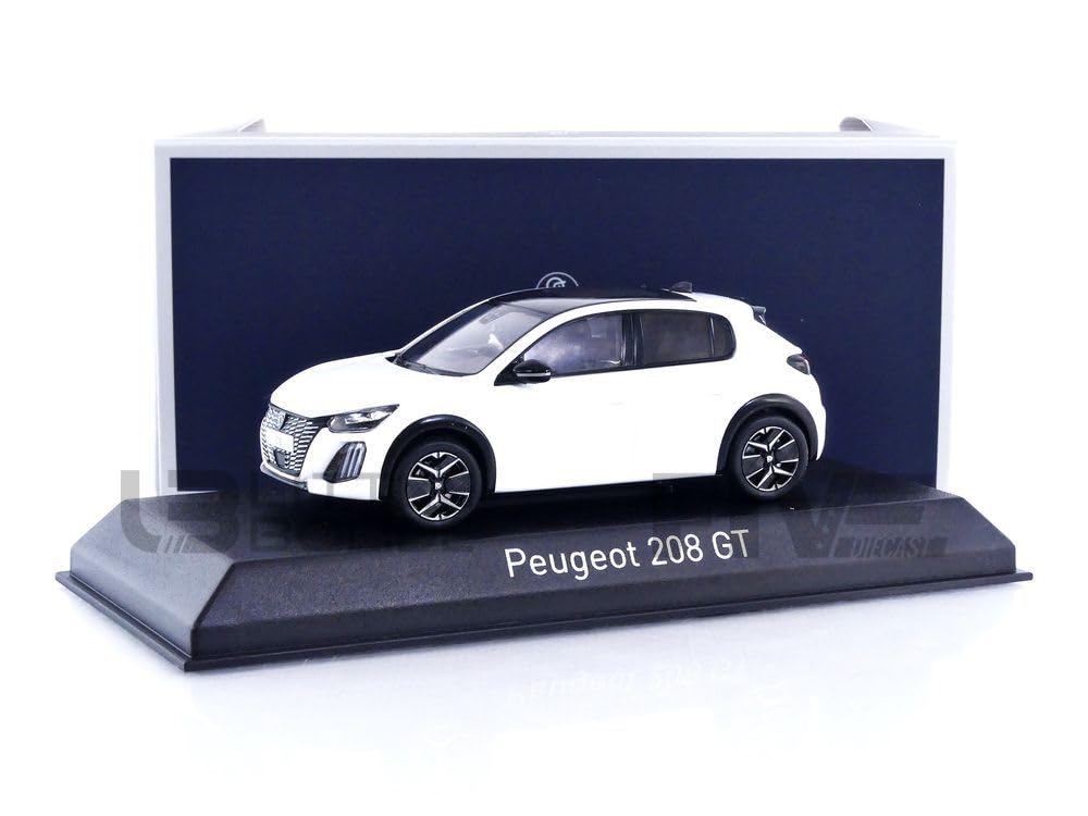 Amazon.com: NOREV Peugeot 208 GT 2024 Bianca White 1:43