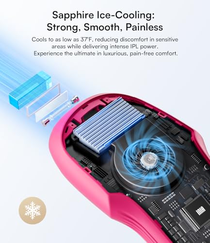 Image of INIA Laser Hair Removal with Ice-Cooling Care for Women and Men, HAUTE Pro Painless at-Home IPL Hair Remover for Coarse Hair in Bikini and All Body Areas, Generation for Effective Results