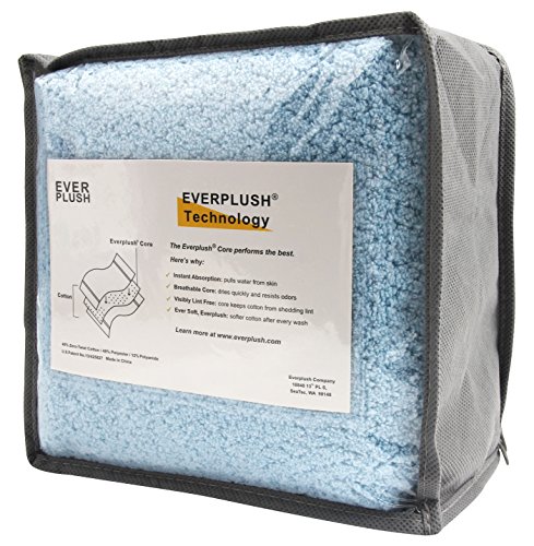 Everplush Hand Towel Set, 4 Pieces, Aquamarine, 4 Piece #TOP4