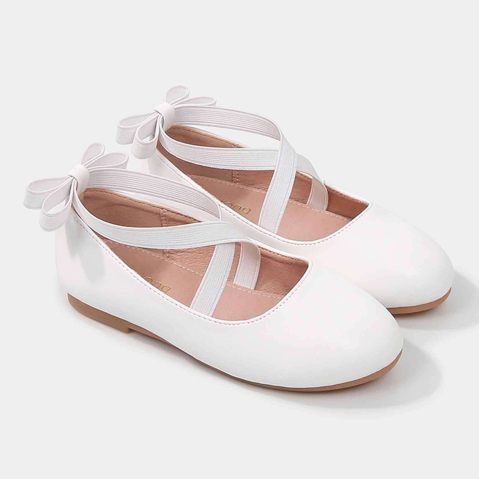 Zapatos De Vestir Niña Cuero Comodos Y Elegantes Zapato Princesa Niña Brillantes Ligeros Cómodas Plano Antideslizantes Colegio Fiesta Cenicienta Adolescente Chica Shoes
