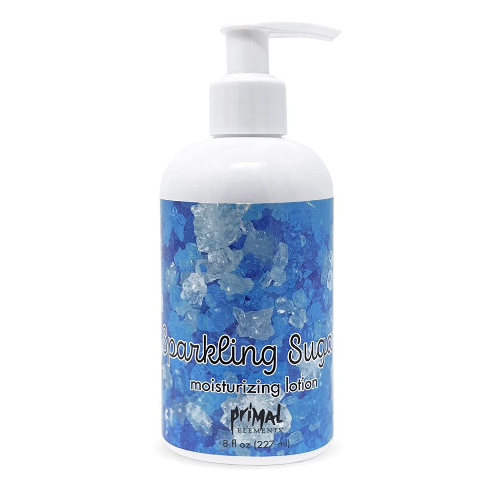 Primal Elements Hand and Body Cream Shea Butter Lotion, 8 OZ, Sparkling Sugar