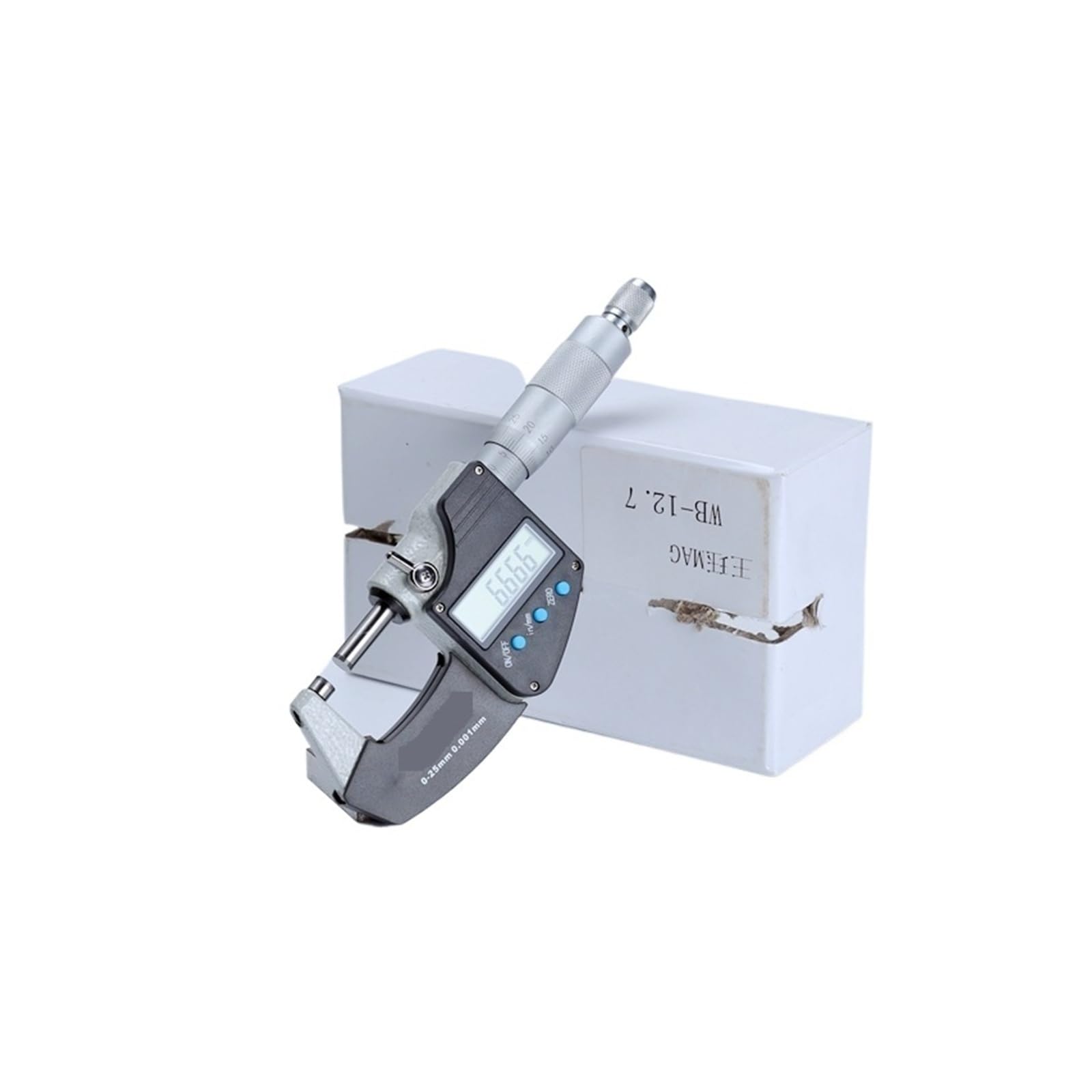 Mikrometr cyfrowy z wyświetlaczem LCD 0,001 mm metryczny/calowy elektroniczny suwmiarka zewnętrzna Micrometro 0-25 MM do 100 MM Zmierz wszystko(0-25mm)