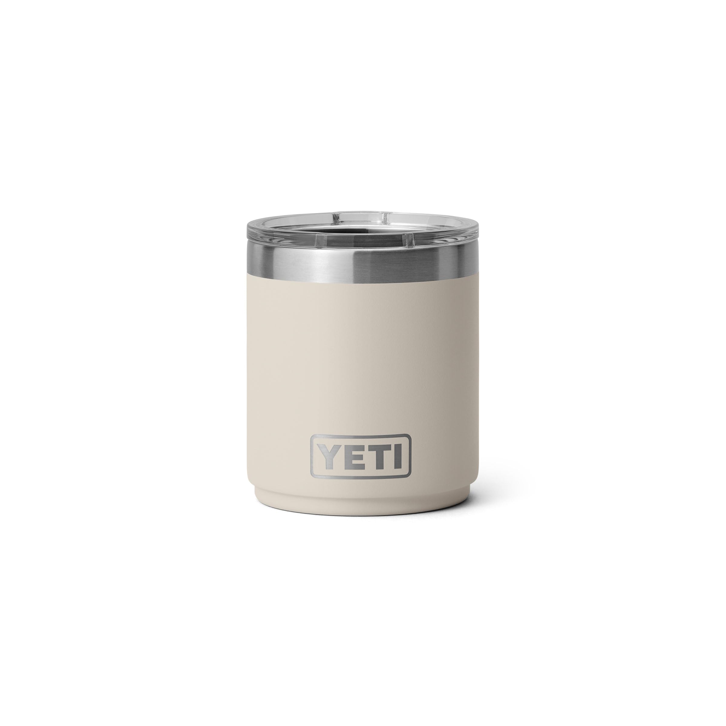 YETI Rambler 10 oz Ceramic Lined Lowball 2.0, Vacuum Insulated with MagSlider Lid, Cape Taupe - 2