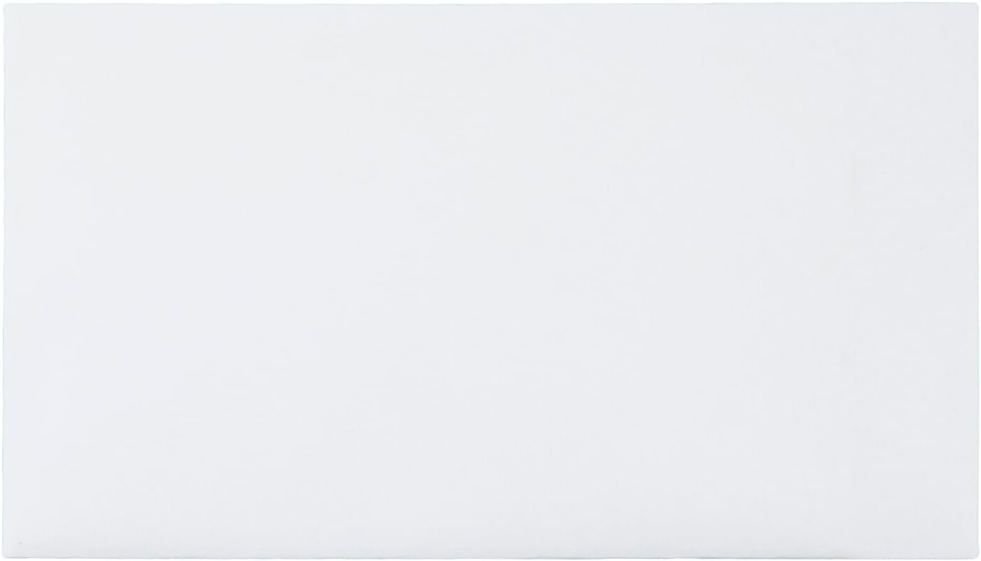 Quality Park #6-3/4 Business Envelopes with a Gummed Flap for Standard Remittance Business Mailing, 24 lb White Wove, 5-3/8 x 6-1/2, 500 per Box (90070)