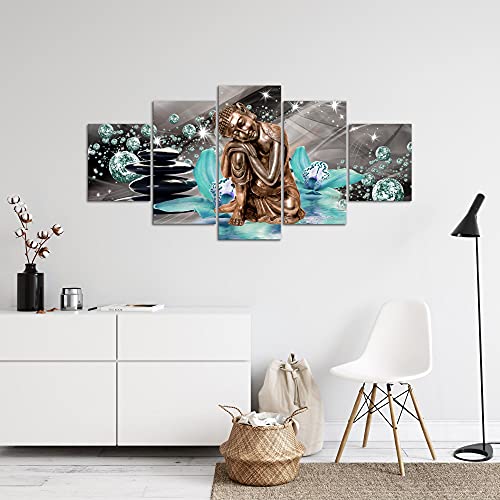 Runa Art - Quadri Budda Orchidea 200 x 100 cm 5