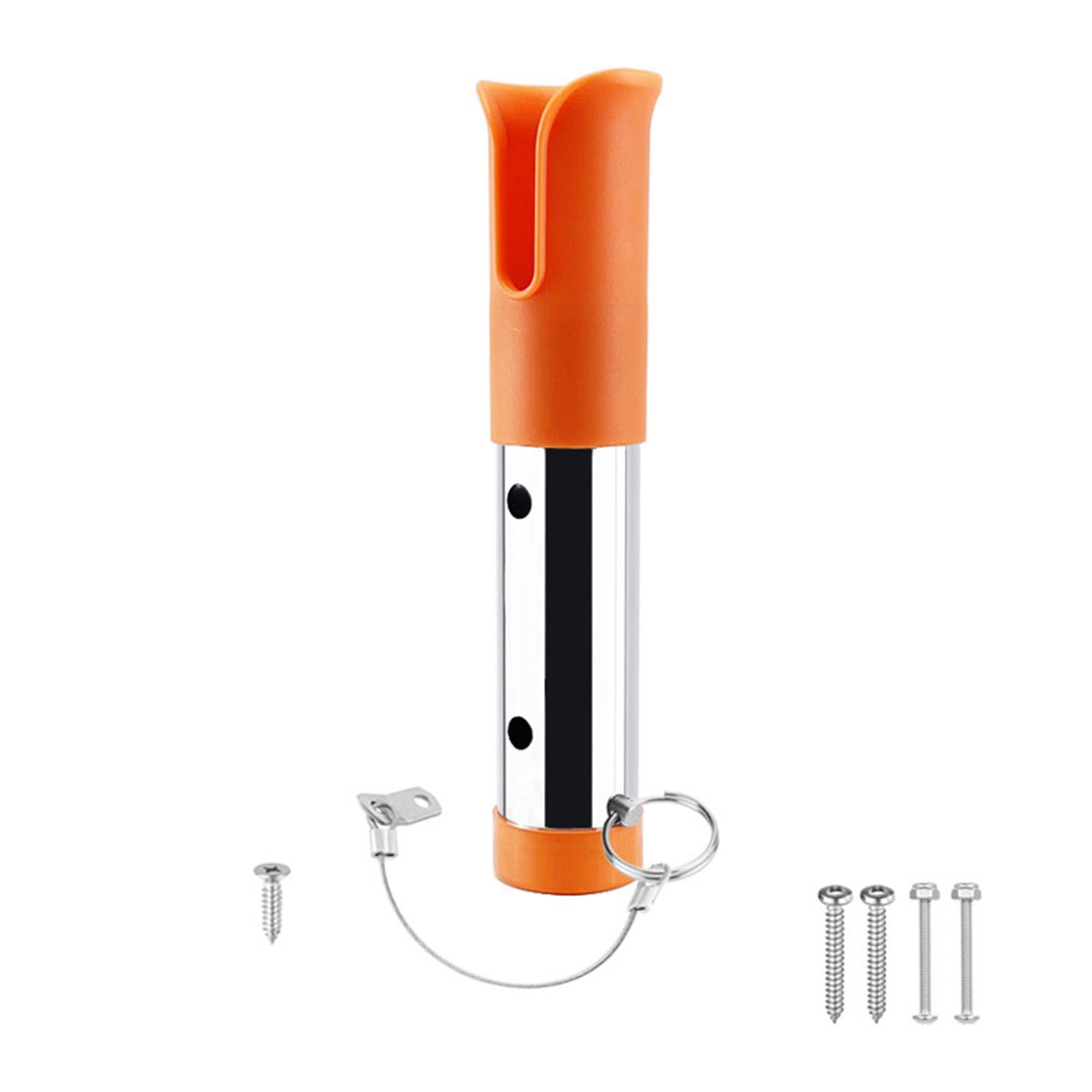 Supporto per canna da pesca kayak in acciaio inox con vite a foro singolo montaggio su barche pali rack in acciaio inox pesca
