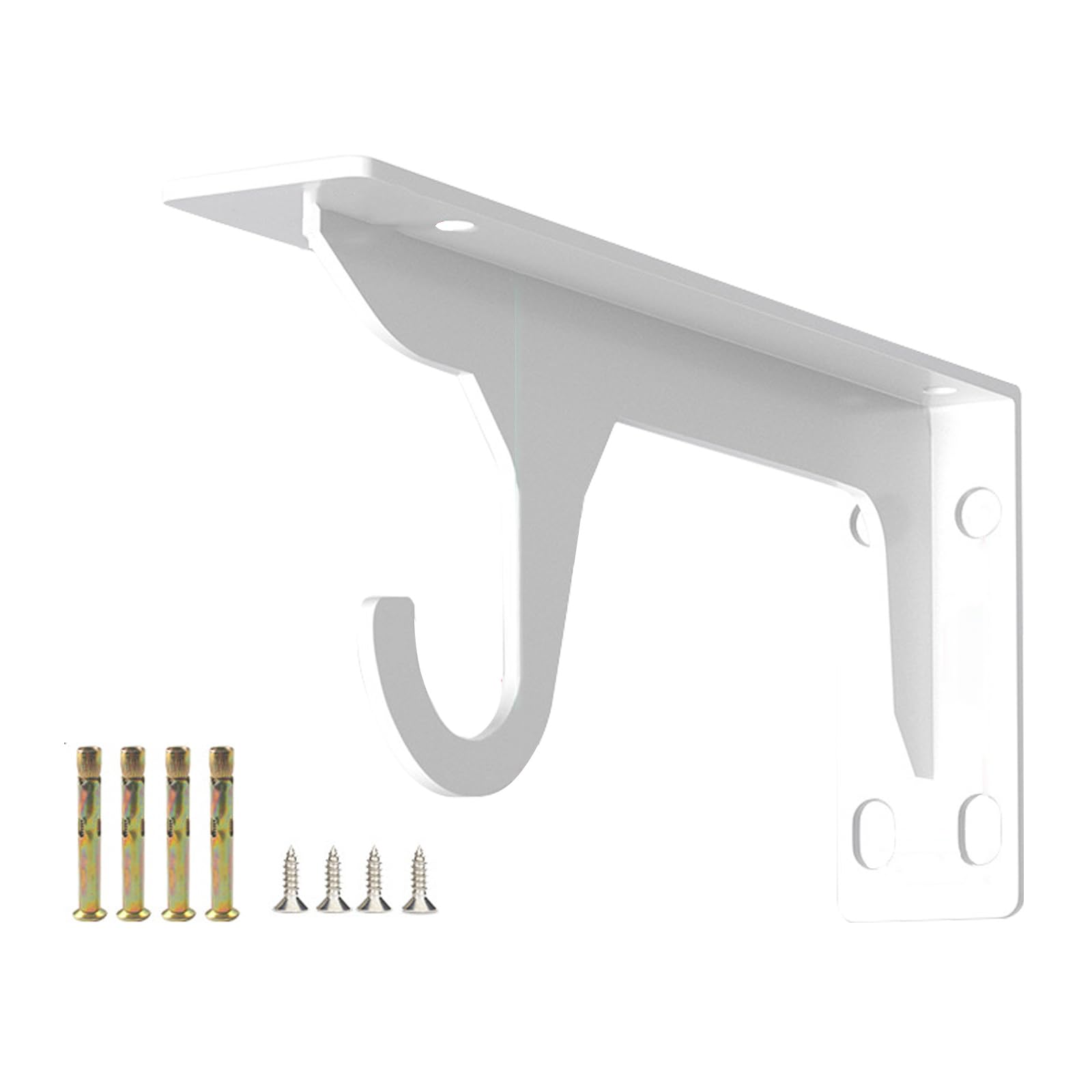 Rgybao Multicolor Reinforced Shelf Brackets With 110Kg Load Capacity Cold Roll Steel Wall Mount For Shelving Garage Workshop Cold Roll Steel Shelf Brackets
