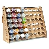 ORGANISATEUR DE PEINTURES MODÉLISME MURAL: Support mural pour peintures de modélisme, travaux manuels, miniatures et Warhammer, compatible avec les pots de peinture Citadel ou pots de 33 mm de diamètre.