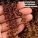 IIFLYDSFA Pre Looped Yanky Twist Crochet Hair 12 Inch 8 Packs 1B/30/27# Black/Brown/Blonde Ombre Fluffy Spring Mini Twist Passion Twist Bohemian Synthetic Crochet Braiding Hair