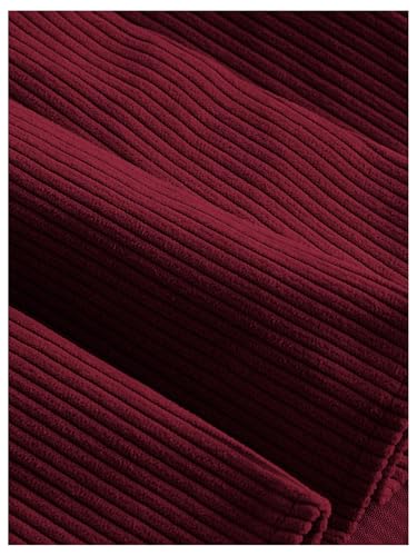 Milumia Women's 2 Piece Button Down Corduroy Vest Blazer Skirt Sets Fall Fashion Outfit4