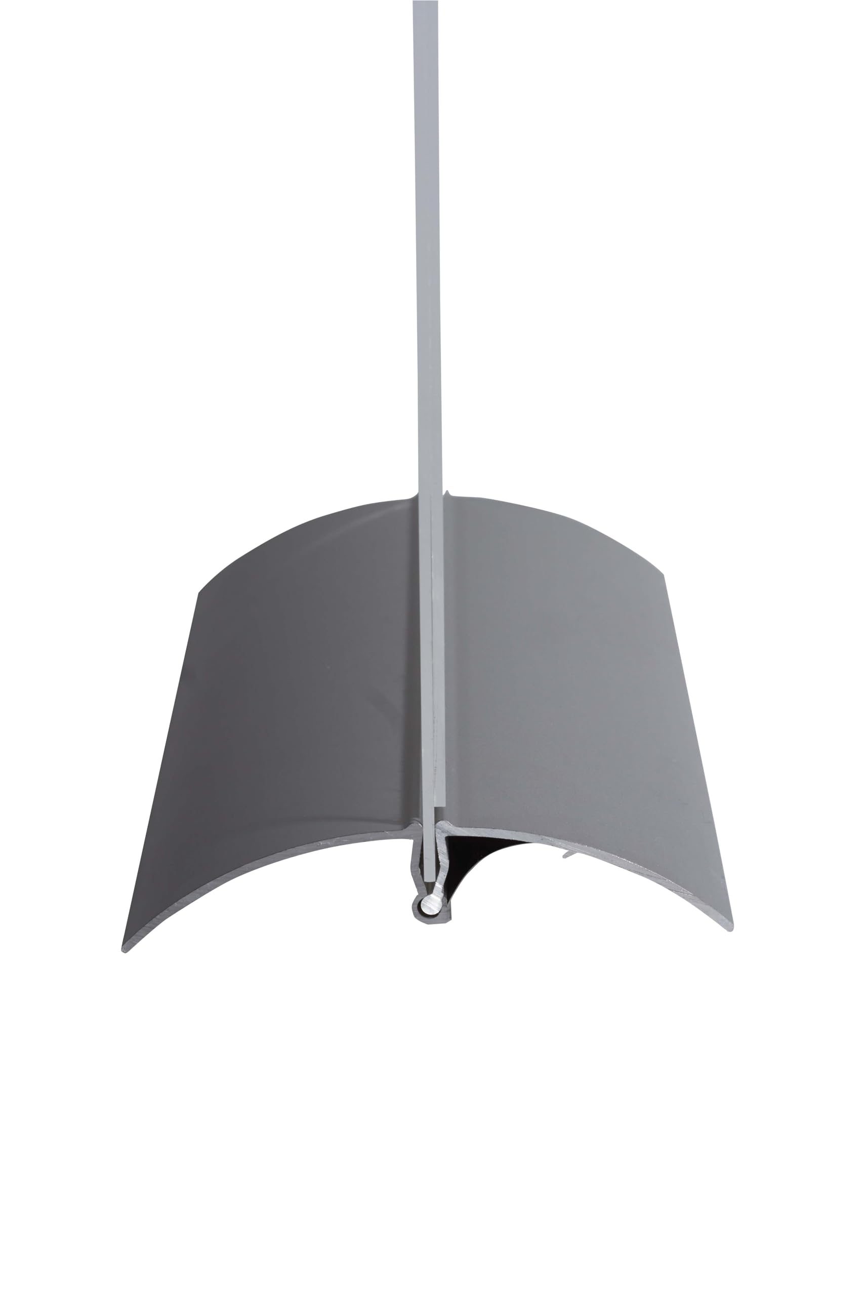 Exacompta - Ref. 85658D - Cartón de 5 soportes visuales inclinados sobre pie de aluminio vertical - Dimensiones 21 x 30 x 8,5 cm - Portamenú, carta de vinos, carteles, documento A5 - En PMMA - Alu