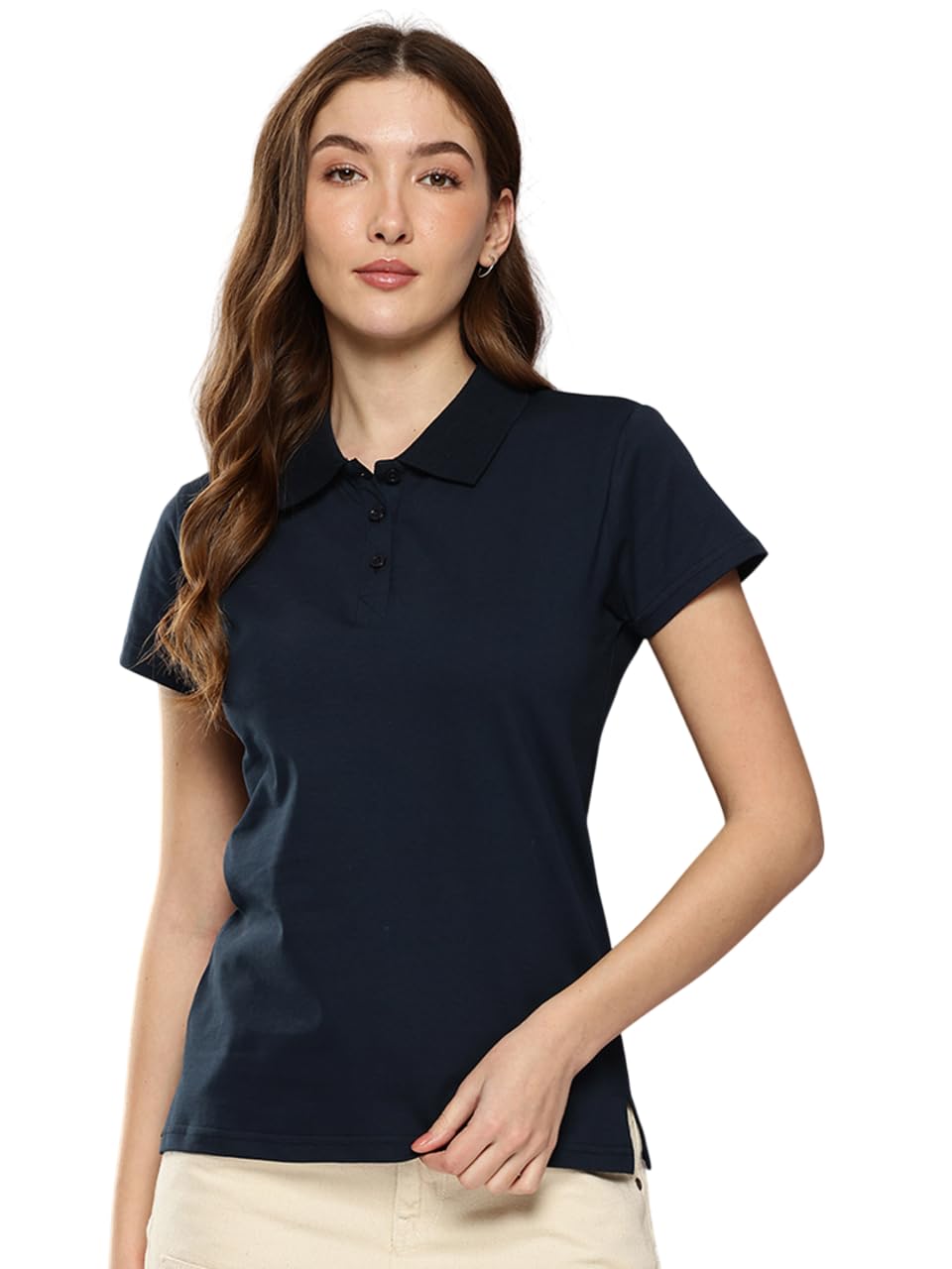 dillinger Women's Regular Fit Short Sleeve Solid Polo Tshirt-picture-16