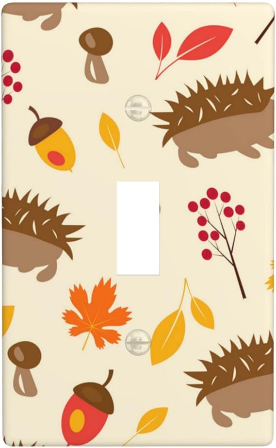 Single Toggle Light Switch Cover 1 Gang Wall Plate