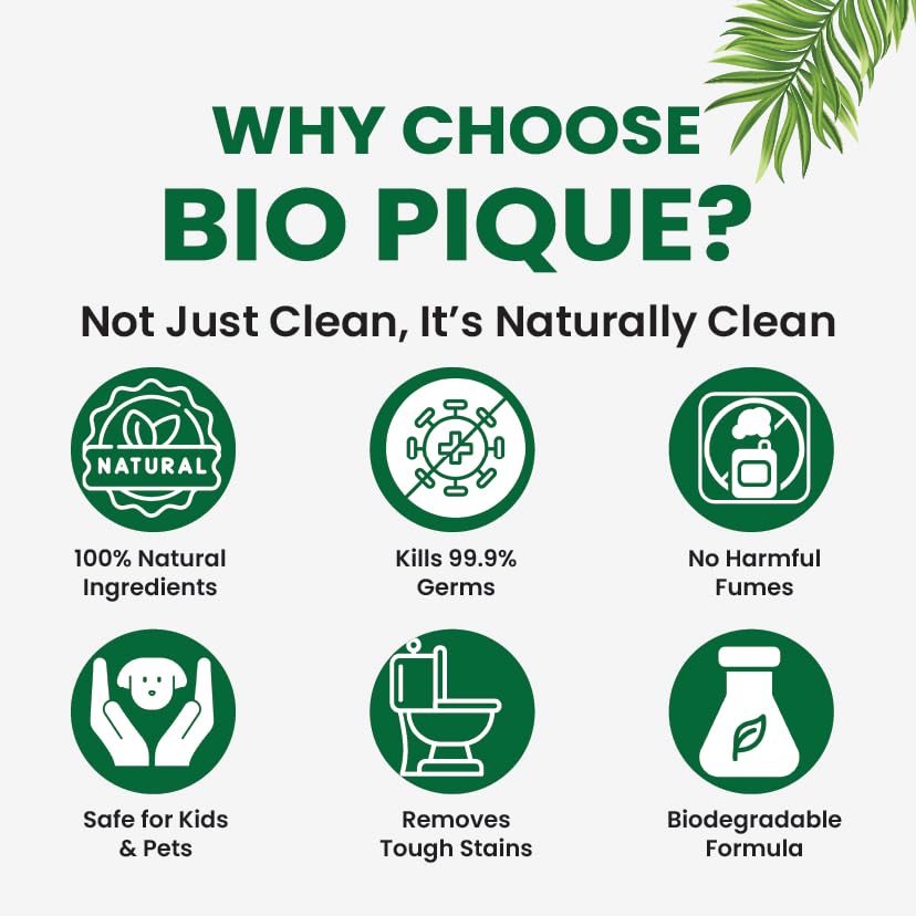 Image of Natural Toilet Cleaner | Kills 99.9% Germs | Probiotic & Enzyme Formula | No Toxic Fumes | Stain & Odor Resistant | Eco-Friendly & Septic Safe | 500 ML