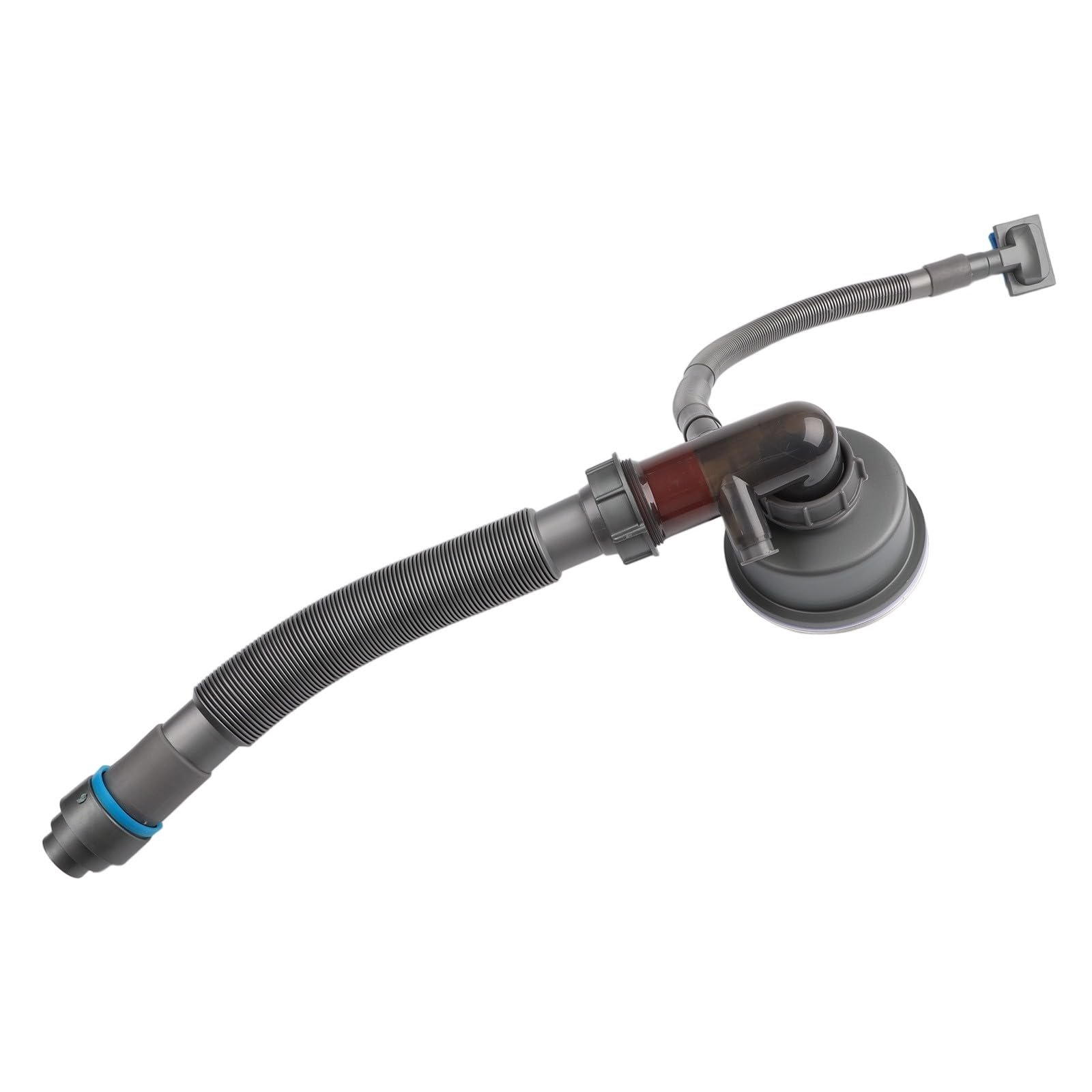 ReachMall Set di tubi di scarico per lavello da cucina, doppia ciotola, in acciaio inox, neutralizzazione degli odori per un efficiente lavaggio dei piatti e collegamento idraulico