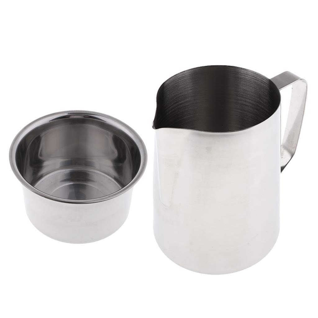 chiwanji 2 adet balmumu eritme kabi cift kazan mum sabun uretimi icin amazon com tr ofis ve kirtasiye