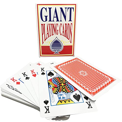 Baraja de cartas jumbo gigante 8x11 pulgadas miniatura 2