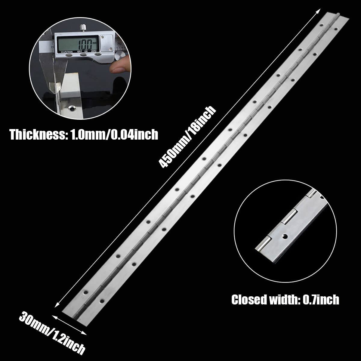 2', 3', 4', or 6' Lengths Nickel or Brass Plated 1 1/16