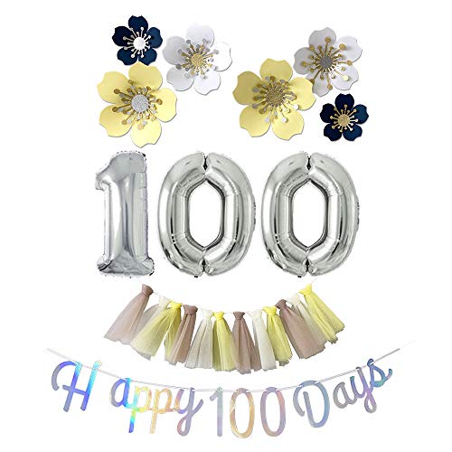 regalo 100���j�� ����t�� �Z�b�g 100days ���� �j�̎q �o�[�X�f�[ �f�R���[�V���� �a�� �� �p�[�e�B�[ �� �t�����[ �K�[�����h �u���[(�l�C�r�[)