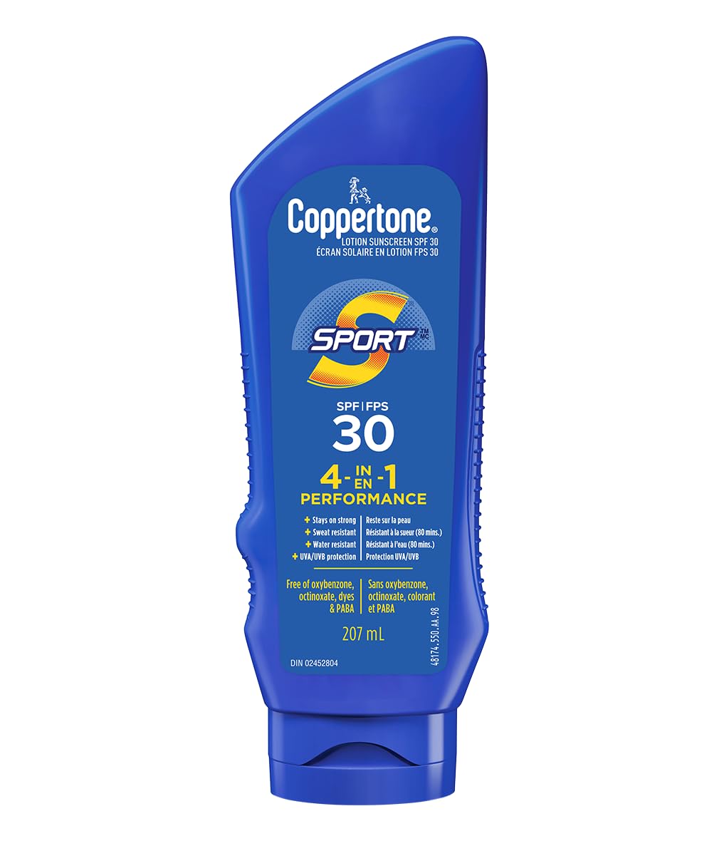 COPPERTONE Sport 4-in-1 Performance Sunscreen Lotion SPF 30