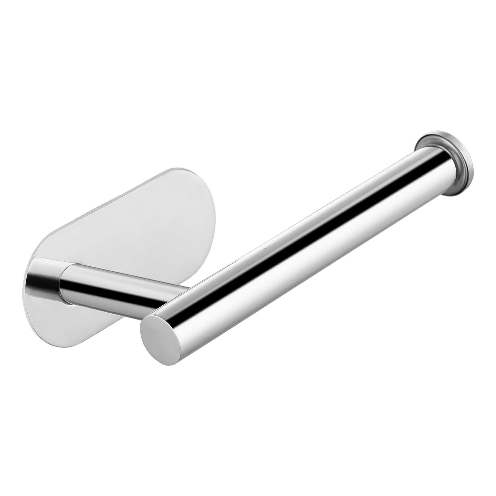 Self-Adhesive Stainless Steel Wall Mounted Toilet Paper Holder - Adhesive Mounting, No Drilling - Suitable for Bathroom, Kitchen, RV (Brushed Gold) — Amazon image 8
