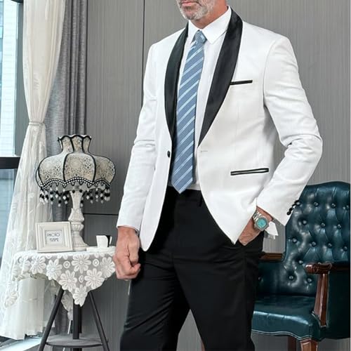 Mens Tuxedo Slim Fit - Men's Blazer Jacket Wedding Prom Party One Button Blazer for Men3
