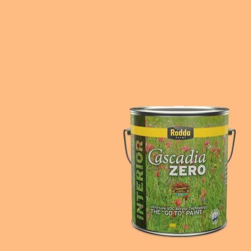 Vista 16 de Rodda Paint CASCADIA ZERO - Pintura satinada e imprimación para interiores en uno, cuarto de galón, Zambia