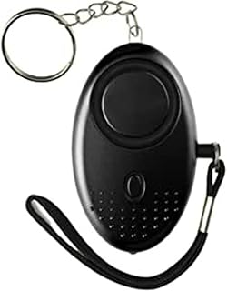 Personal Alarms for Women - Police Approved 140DB Loud Security Alarms Keychain with LED Light,Defence Panic Rape Attack Small Personal Safety Alarms for Women Kids and Night Walkers,Black