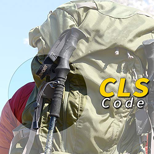 EXFEA 4 Stücke Rucksack Spazierstock Halter Trekking Wanderstock Befestigungsschnur Seil – Bild 3
