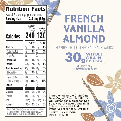 Image of Cascadian Farm Organic French Vanilla Almond Granola, 11 oz