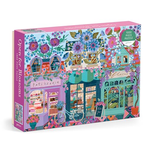 Galison Open for Blossoms – 1000 Piece Jigsaw Puzzle Featuring